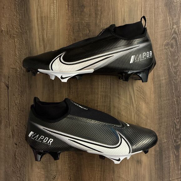 Nike Vapor Edge Pro 360 Football Cleats Mens Size 13.5 Black White AO8277-001